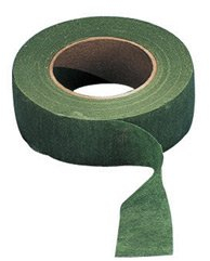 Rayher 5105014 Flora-Kreppband, oliv, Rolle 27,5 m, Breite 13 mm, Flower Tape, Floristenband, praktisch für Floristik- und Bastelarbeiten