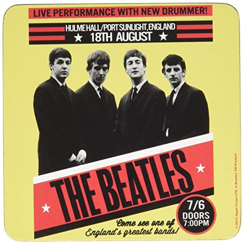 The Beatles Port Sunlight Untersetzer aus Kork, einzeln