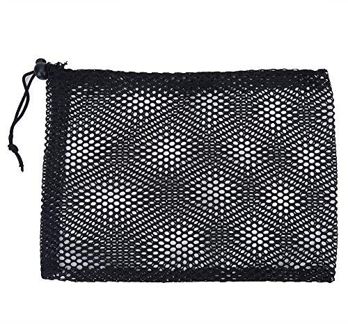 Golfbälle Netztasche, Nylon Mesh Tasche für golfbälle Tennis Ball Golftasche Kofferraum Organizer mit Slide (S/M/L) (M)