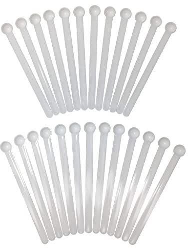 DIY Kit Creations Mini Measuring Spoons, 0.15 ml (Pack of 25 Scoops)
