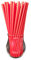 Papierstrohhalme, Papier Trinkhalm, Biologisch, Lebensmittelecht, umwelftreundlich, Einweg-Strohhalme, 120 Pack (Rot)