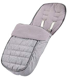 Cosytoes Fußsack, Fairy Baby Wasserdicht und Winddicht, CosyToes Fleece gefüttert (Grau)
