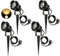 4 Stücke Gartenleuchten mit Erdspieß,Gartenstrahler außen Warmweiß 3000K 900LM,LED Gartenlampen 9W,Gartenbeleuchtung IP65 wasserdicht