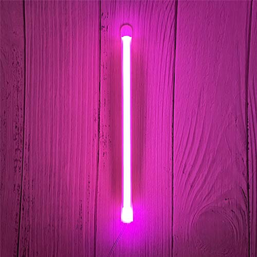 ENUOLI LED Neon Buchstaben Lichter Rosa Neonschild Leuchten Buchstaben Neonschild Batterie/USB Beleuchtete Buchstaben Neon Nachtlicht Dekor für Kinderzimmer,Hochzeit,Weihnachten,Valentinstag(I)