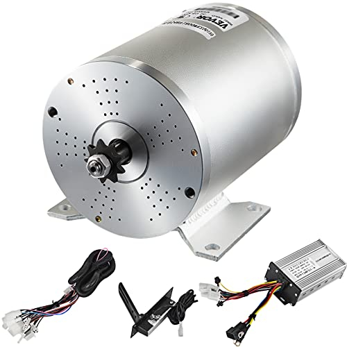 VEVOR Elektrischer Bürstenloser 48V Gleichstrommotor 1800W Bürstenloser Elektromotor 4500 U Brushless Electric Motor