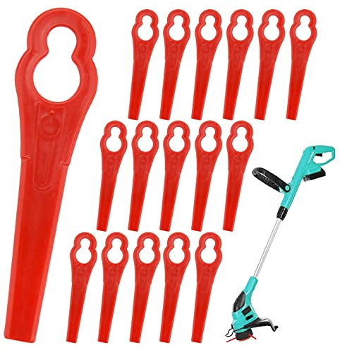 100 coltelli per tagliaerba in plastica, tagliaerba a batteria