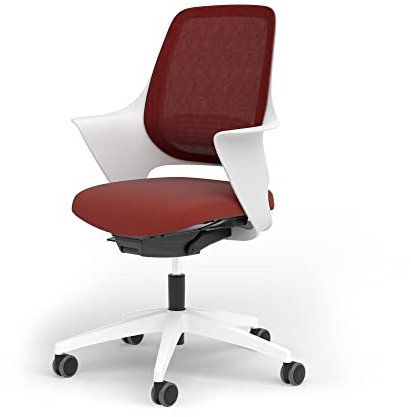 Ergotopia WellBack, Ergonomischer Bürostuhl Made in Germany, Bequemer Schreibtischstuhl mit Lordosenstütze und Synchronmechanik, für Büro und Homeoffice