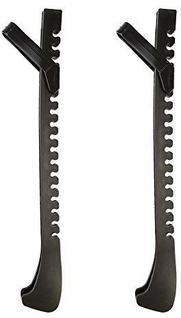 Cyrank Verstellbarer Schlittschuhschutz, 1 Paar Eishockeyschuh-Klingenabdeckungen Eiskunstlaufschutz Eislaufschutz Laufabdeckung für Kinder Erwachsene(Schwarz)