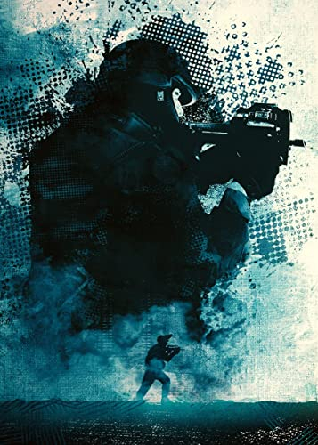 Displate - Metallposter - Magnet-Montage - Counter-Strike - Posters And Memes - CS:GO Counter - Terrorist - Größe M - 32x45cm Matt