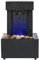 Fontaine D'eau De Table à LED En Forme De Cascade D'intérieur, Design Moderne Contemporain Avec éléments Zen, Charme Naturel Pour la Décoration du Bureau Et de la Maison, Sons Tranquilles Et Méditatif