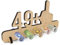 Sugeru Ausgefallenes Geldgeschenke 50. Geburtstag - 49 + 1 | Witzige Lustige Geldgeschenke Schild | Gästebuch Geschenk | Holz Deco für Jubiläum Freunde/Familie/Mann/Frauen Kreatives(50)