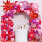 142Stück Muttertag Luftballons Girlande Muttertagsgeschenk für Mama Rot Rosa Party Dekoration Box Buchstabe Herzförmiger Luftballons für Mothers Day Heiratsantrag Valentinstags Ballon Geburtstag Deko