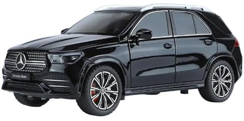 NALora Motorfahrzeuge Replika Auto 1:24 für Benz GLE 350 450 SUV Legierung Auto Modell Druckguss Metall Fahrzeuge Auto Simulation Sound Und Licht Originalgetreue Nachbildung (Color : Black)