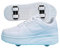 Mateju 2-in-1 Rollschuhe für Jungen und Mädchen - Kinder Turnschuhe Mit 4 Versenkbaren Rollen, Skateboardschuhe, 33 EU Weiß