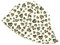 Kleine Könige Sonnenhut Sommer Mütze Baby Mädchen · Modell Hearts Leopard Leo Herzen beige · Ökotex 100 Zertifiziert · Größe 86/92
