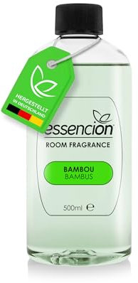 essencion Bambus Raumduft Refill Flasche – 500ml – In 14 verlockenden Düften erhältlich (Bambus 500ml Refill)