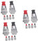TOPBATHY 18 Pcs Precision Made Pressure Cooker Valve Plug for Cookers Essential Safety Parts Easy Maintenance Kit