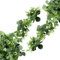 AIMEKE 2 STK Girlande Eukalyptus Deko 180cm Künstlich Eukalyptus Pflanzen Künstliche Blumen für Hochzeit Garten Indoor Outdoor Blumengirlande Deko Wetterfest Weiß Kunstblumen Grüne Blätter