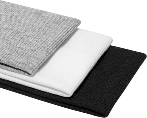 PROPOG Haarband Damen Sommer, Baumwolle Stirnband Antirutsch Haarbänder Elastisch Headband Schweiß Weich Hairband 3 Stück Haaraccessoires Damen für Yoga Workout Laufen Sport