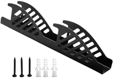 Sghtil Crochet de support de prise Jack - Organiseur mural en acier robuste - Support de stockage vertical avec espace de charge élevé - Accessoires de remorque économiques pour