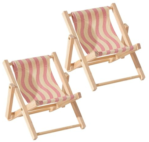 ERINGOGO Kleiner Strandstuhl Handyhalterung, 2 Stück-Pack für Büro