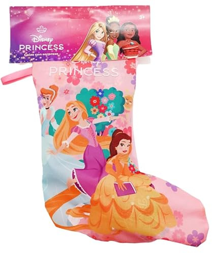 Disney Calza Regalo Principesse, Calza con Giocattoli e Gadget, Idea Regalo e Compleanno Bambini, Calza Personaggio Animato