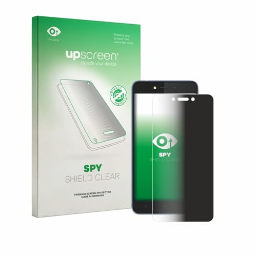 upscreen Anti-Spy Blickschutzfolie für Tecno Pouvoir 1 Made in Germany, Privacy Screen Displayschutz-Folie [Sichtschutz, Blaulichtfilter]