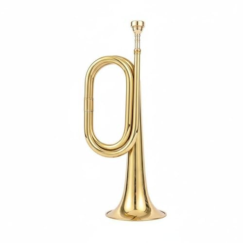 TWTCZOZ Trompete Blasinstrument Messing Zugtrompete für Resonanten Klang Und Einfache Pflege für Festivals Musikveranstaltungen Kinder Dekoration Schenken, Groß, Easy-blow Mp+W Bag