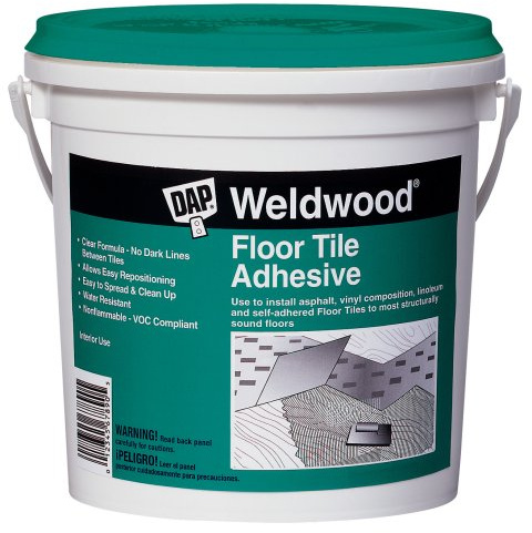 DAP 136 Dap 00 Weldwood Floor Tile Adhesive, Clear