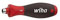 Wiha 32160 32160 - Cacciavite con portainserti magnetico 281 SoftFinish Stubby 1/4'' Cod. 28102, Nero, 125 mm