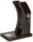 WOLFPACK LINEA PROFESIONAL Dunkler Schinkenständer Modell Pata Negra Soporte Jamon Modelo Oscuro, Madera, 1 cm