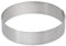 de Buyer - Runder Tortenring VALRHONA aus perforiertem Edelstahl - Durchmesser 20,5 cm, Höhe 2 cm - 3099.08, Silber