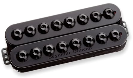 Seymour Duncan Invader - 8 String Bridge - Passive Mount Black