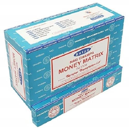 Satya Räucherstäbchen Money Matrix schwarz
