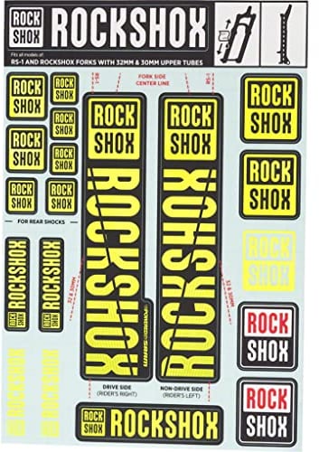 RockShox Unisex – Erwachsene Felgenbänder-03054897 Felgenbänder, Gelb, 30