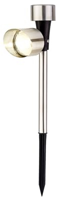 LUMINEO LED Solar-St Stahl Spötl Outd 23.5CM-1L Licht und Leuchten Von Aussen