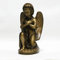 Vershy Grabengel Grabschmuck auf Stein mit Flügel sitzend (Bronze)