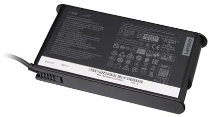 Lenovo 02DL141 Original Netzteil 170,0 Watt Flache Bauform für ThinkPad P70, P52, P1 Gen 2, P15, IdeaPad Y700-14ISK, L340-15IRH, Gaming 3 15ARH7