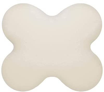 Kissenbezug Elfenbein-weiß Einzelpack Seitenschläfer-Kissen ACAMAR, Baumwolle (Double Jersey), Bügelfrei & trocknergeeignet, Kissenhülle mit Reißverschluss, Oeko-Tex Zertifiziert