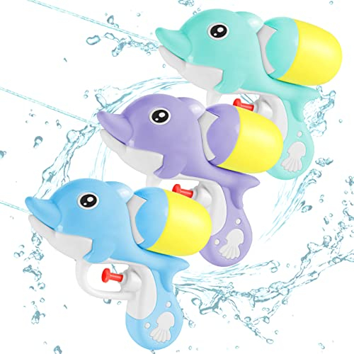 3er Set Wasserpistole Mini Wasserspritzpistolen Wasser Spritzpistole Wassergewehr