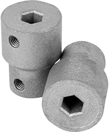 Schellenberg 17127 Raffstoreadapter Set 7 mm hexagonal für aussen Jalousien, zur Nachrüstung bei bestehendem Raffstore, 2 Adapter inkl. Schrauben