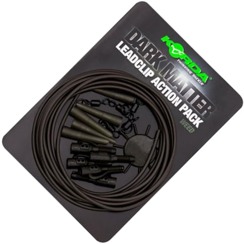 Korda Karpfenzubehör zum BAU von Boiliemontagen Dark Matter Action Pack, Farbe:Weed