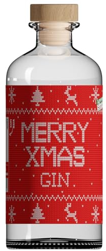 MERRY CHRISTMAS Gin 500ml 40% vol - Orange, Zimt, Muskatnuss & Kardamom - Würziger & Fruchtiger Geschmack