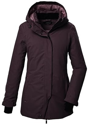 killtec Donna Parka funzionale/parka con cappuccio KOW 93 WMN PKR, pflaume, 50, 41817-000