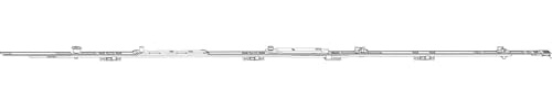 ROTO NX Axerstulp T/P Sicherheit 1V L=1290 mm FFB 1201-1400 mm silber