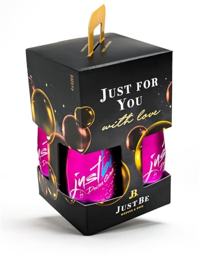 JUST BE ROSÉ ALKOHOLFREI DAVINA GEISS EDITION - 4ER GESCHENK IN SCHWARZ (4)