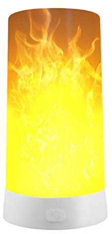 LED Flicker Flame Light Bulb USB Rechargeable Simulated Burning Effect Lamp Led Light Bulbs 60 Watt Equivalent For Ceiling Fans