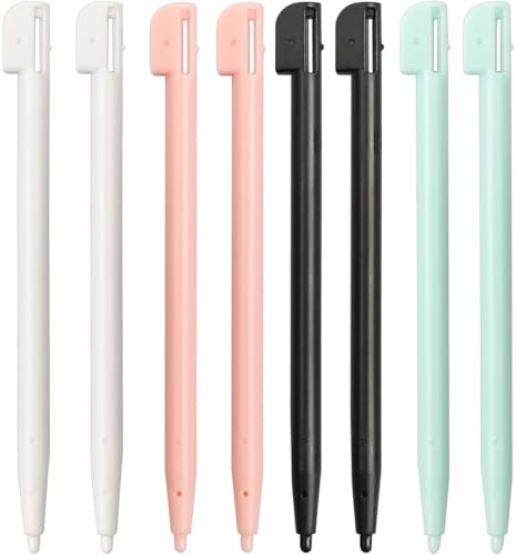 VEOIRXU 8 Pièces Stylet pour NDS DS Lite DSL NDSL (4 Couleurs)