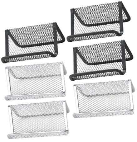 Hemobllo 6stücke Metall Visitenkartenhalter Visitenkartenständer Visitenkarten Organizer Halter Für Schreibtisch Namenskartenhalter Namenskartenständer Namenskarten Organizer