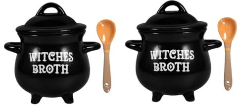 Alipis 2pcs Ceramic Tea Mug Capacity Porcelain Mugs Cauldron Bowl Spoon for Home Office